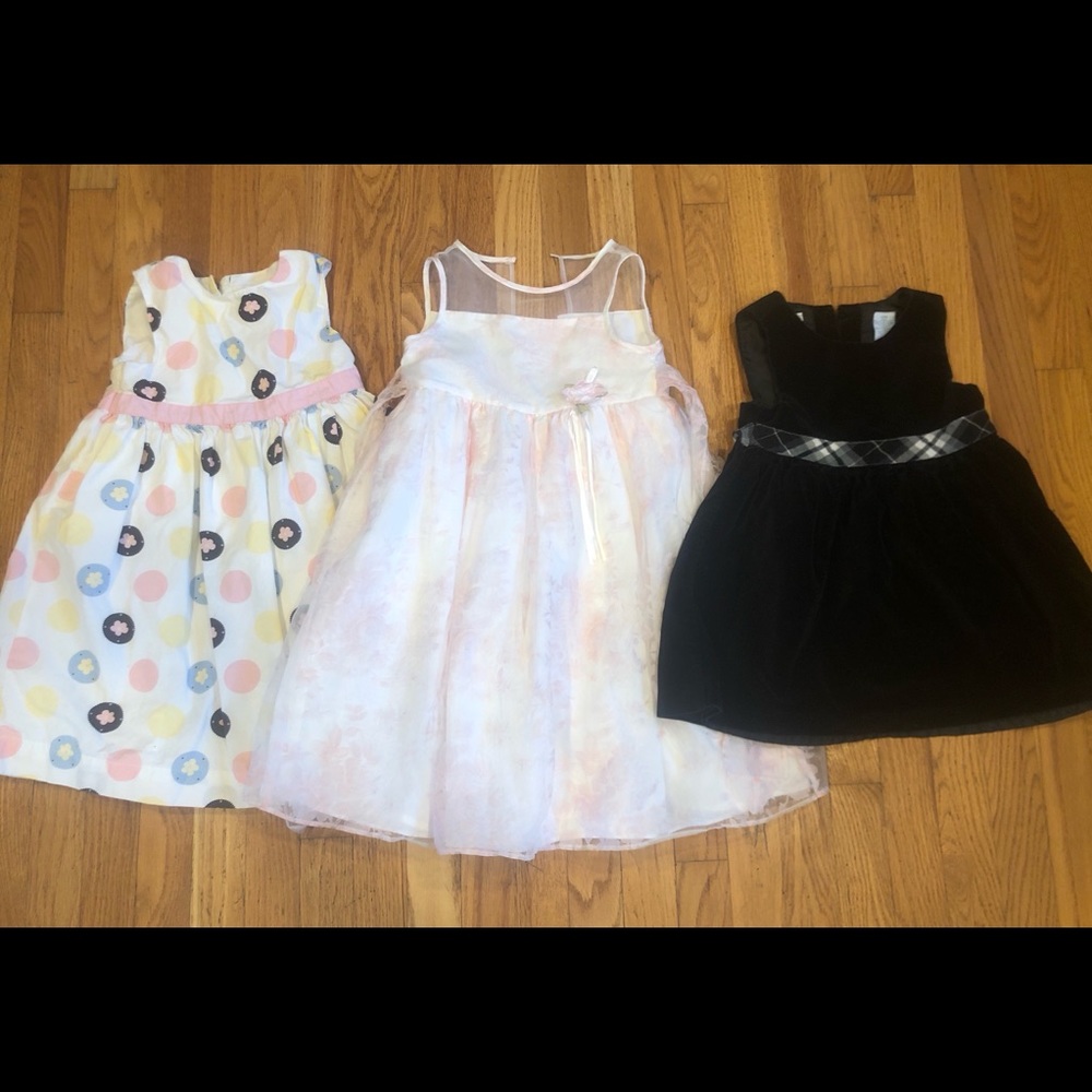 Lot of 3 Girls Size 4 Fancy Party Dresses